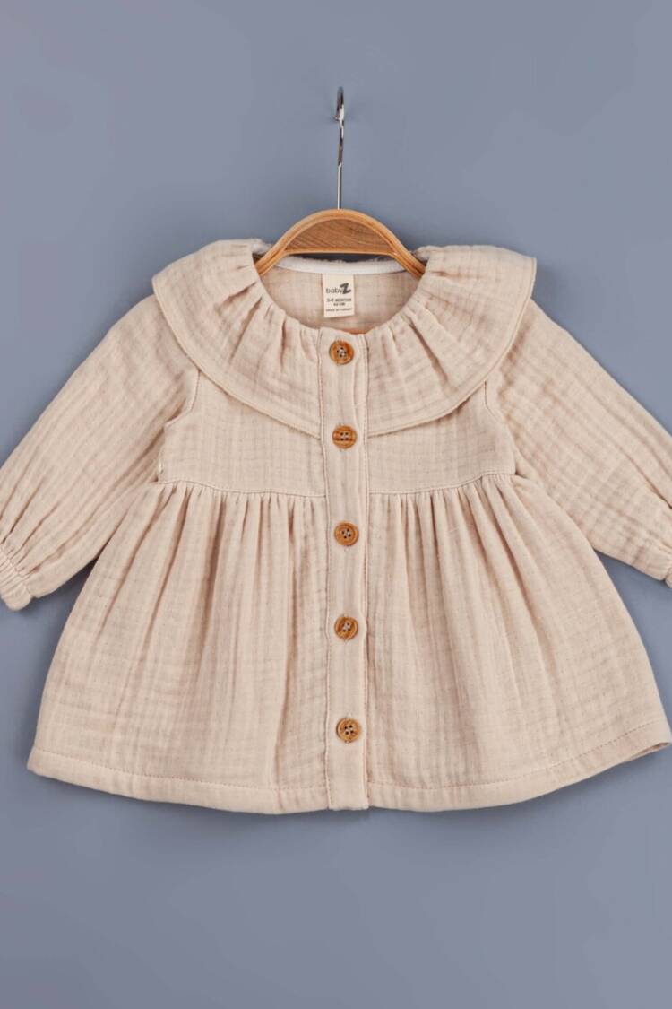 Baby Dress - Toptan Kız Bebek Elbisesi 6-24M 1097-5296 - Brand: BabyZ - Women & Kids, Baby Clothes Wholesale - Globality Store