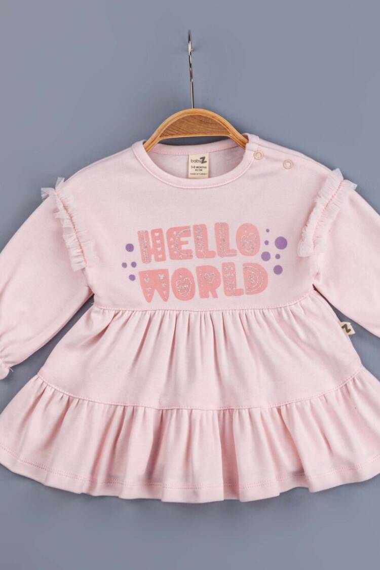 Baby Dress - Toptan Kız Bebek Elbisesi 6-24M 1097-5401 - Brand: BabyZ - Women & Kids, Baby Clothes Wholesale - Globality Store