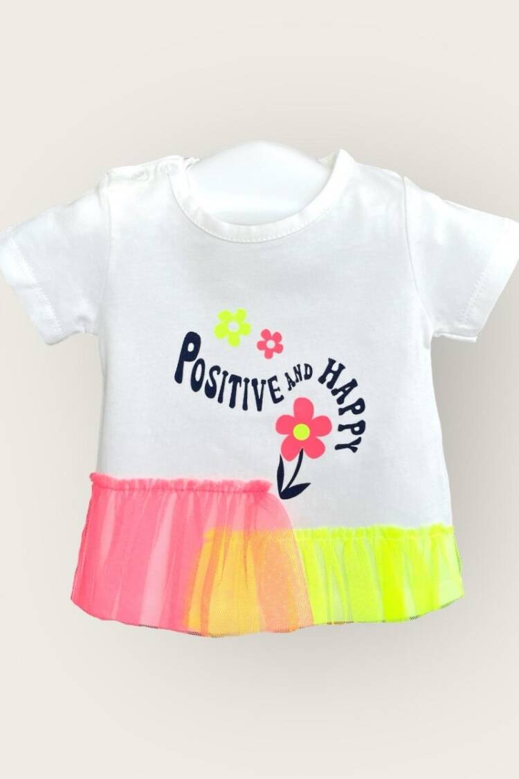 Baby Tops - Toptan Kız Bebek Tişört 6-18M 2047-3500 - Brand: Algiy Mini - Women & Kids, Baby Clothes Wholesale - Globality Store