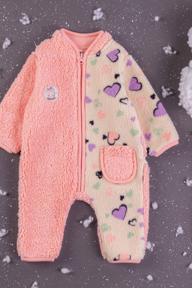 Baby Rompers and Overalls - Toptan Kız Bebek Tulum 3-12M 1097-5409 - Brand: BabyZ - Women & Kids, Baby Clothes Wholesale - Globality Store