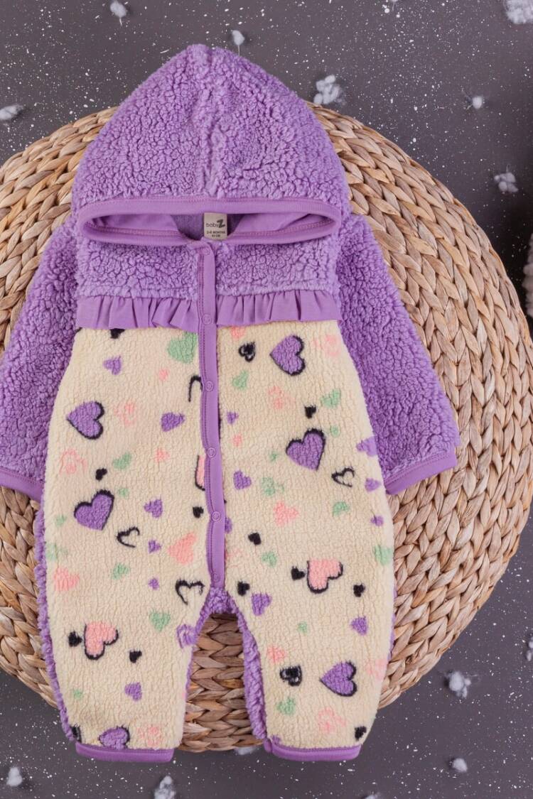 Baby Rompers and Overalls - Toptan Kız Bebek Welsoft Tulum 3-12M 1097-5410 - Brand: BabyZ - Women & Kids, Baby Clothes Wholesale - Globality Store