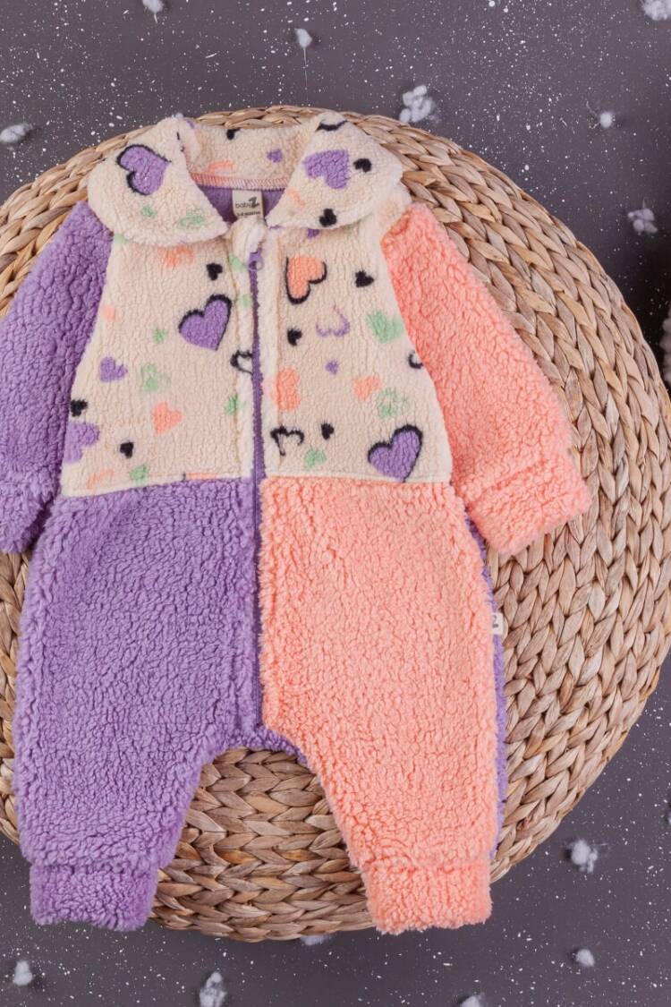 Baby Rompers and Overalls - Toptan Kız Bebek Welsoft Tulum 3-12M 1097-5419 - Brand: BabyZ - Women & Kids, Baby Clothes Wholesale - Globality Store