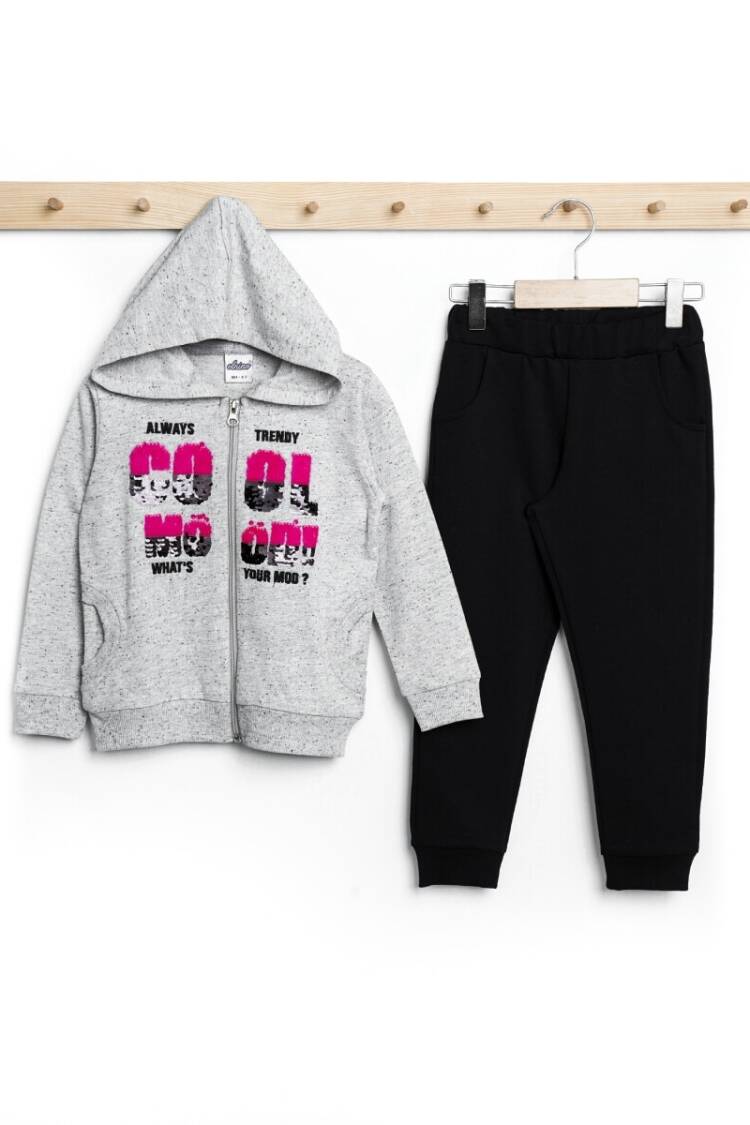 Girls' Suits - Toptan Kız Çocuk 2'li Eşofman Takımı 3-6Y 1025-22238 - Brand: Elnino - Women & Kids, Baby Clothes Wholesale - Globality Store