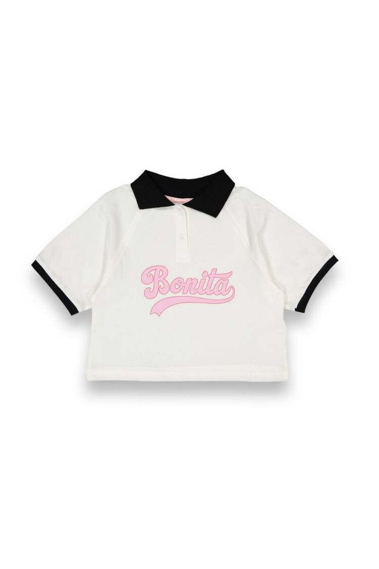Girls' Tops - Toptan Kız Çocuk Baskılı Tişört 6-9Y 1099-9101 - Brand: Tuffy - Women & Kids, Baby Clothes Wholesale - Globality Store