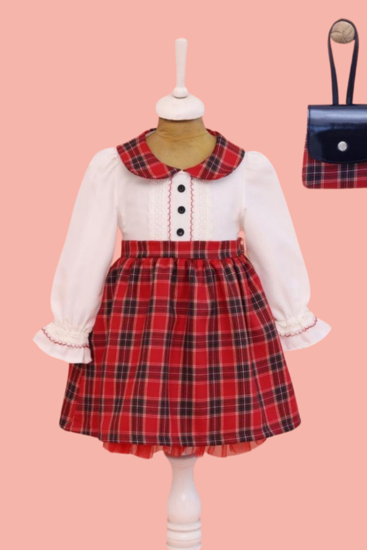 Girl's Dress - Toptan Kız Çocuk Çantalı Elbise 2-5Y 1049-6518 - Brand: Lilax - Women & Kids, Baby Clothes Wholesale - Globality Store