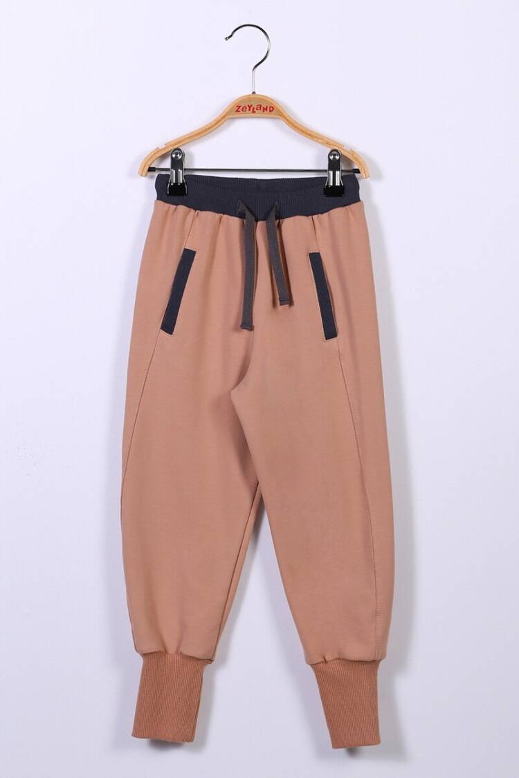 Girls' Trousers - Toptan Kız Çocuk Cep Detaylı Eşofman Altı 2-5Y 1070-232Z2GZM06 - Brand: Zeyland - Women & Kids, Baby Clothes Wholesale - Globality Store