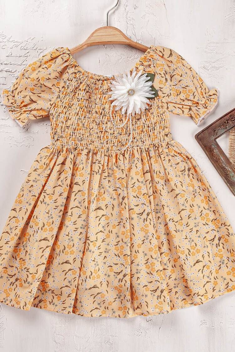 Girl's Dress - Toptan Kız Çocuk Elbise 2-5Y 2023-2305 - Brand: Elayza - Women & Kids, Baby Clothes Wholesale - Globality Store