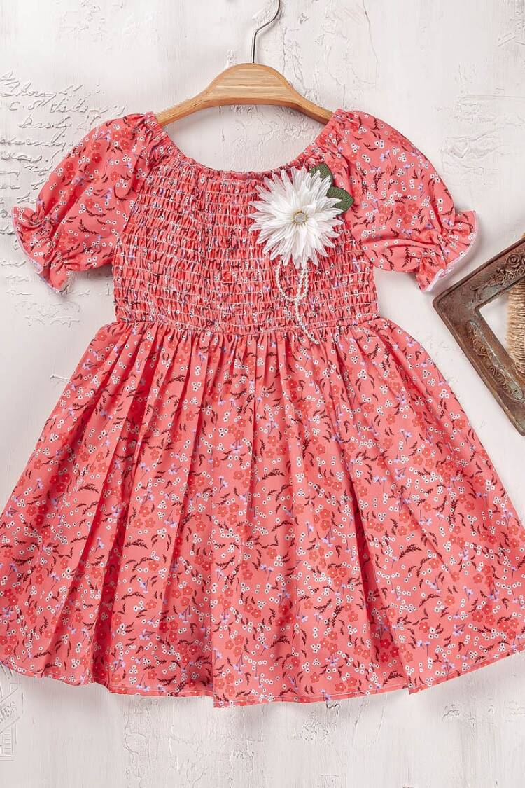 Girl's Dress - Toptan Kız Çocuk Elbise 2-5Y 2023-2305 - Brand: Elayza - Women & Kids, Baby Clothes Wholesale - Globality Store