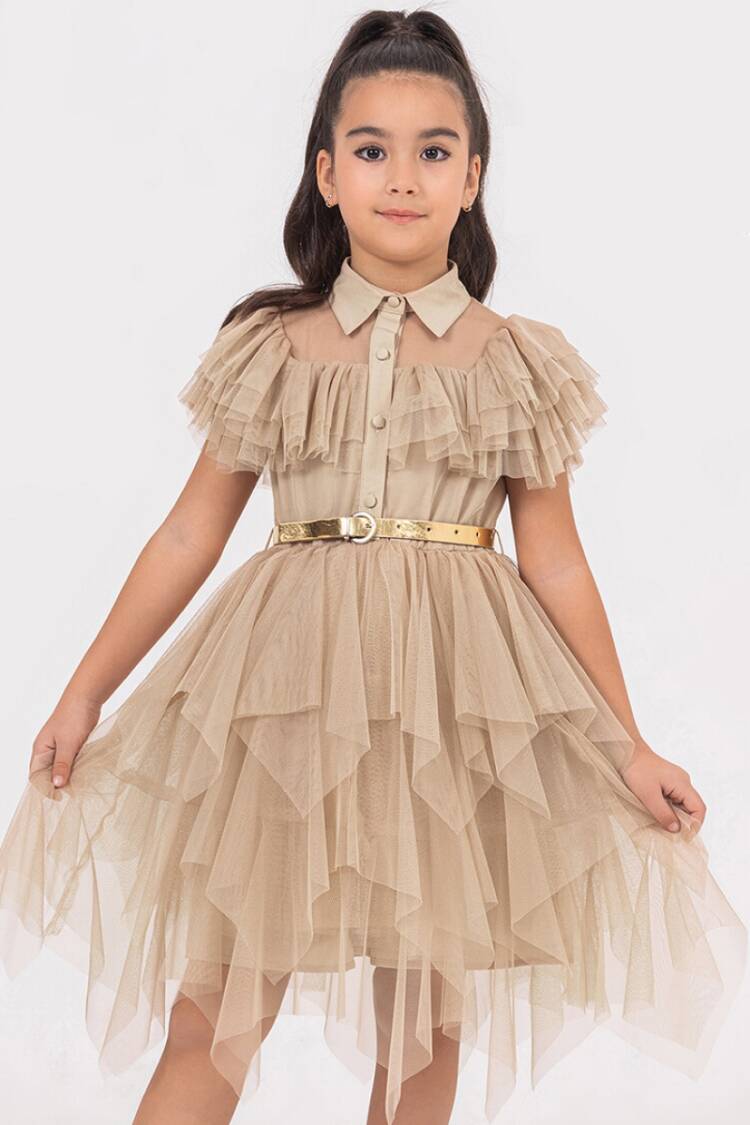 Girl's Dress - Toptan Kız Çocuk Elbise 2-5Y 2008-5520 - Brand: Gocoland - Women & Kids, Baby Clothes Wholesale - Globality Store