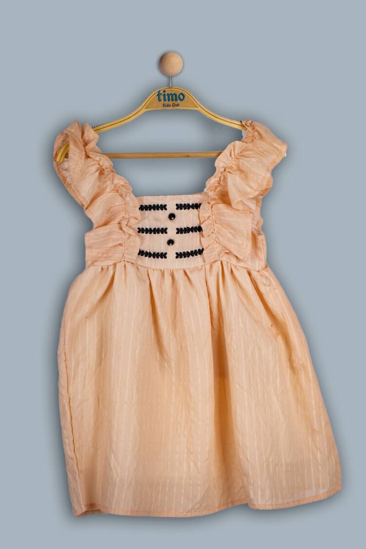Girl's Dress - Toptan Kız Çocuk Elbise 2-5Y 1018-TK4DÜ042242332 - Brand: Timo - Women & Kids, Baby Clothes Wholesale - Globality Store