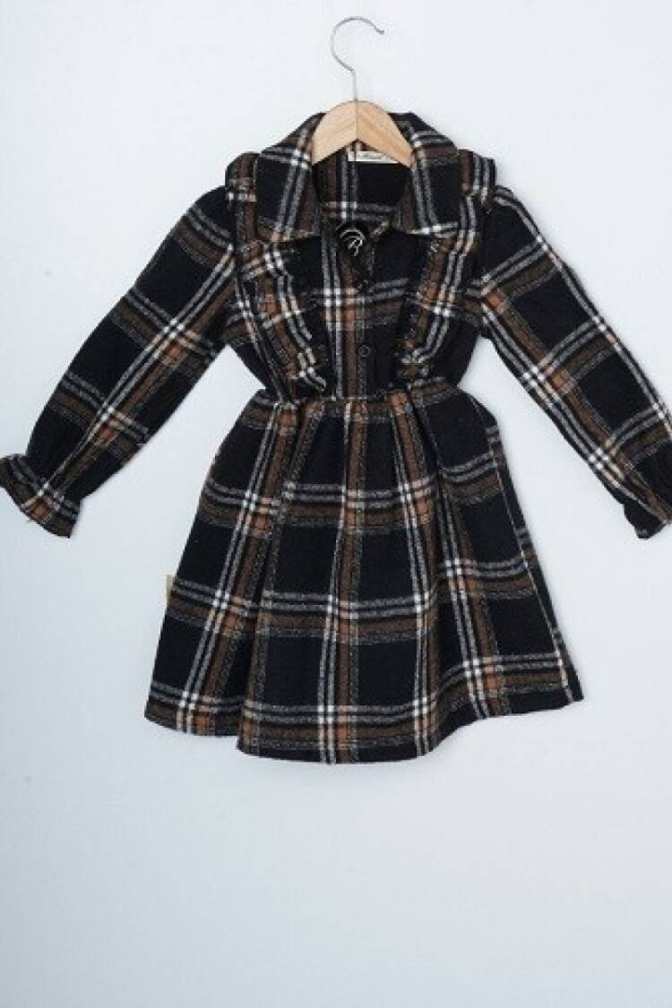 Girl's Dress - Toptan Kız Çocuk Elbise 3-6Y 1016-23240 - Brand: Büşra Bebe - Women & Kids, Baby Clothes Wholesale - Globality Store