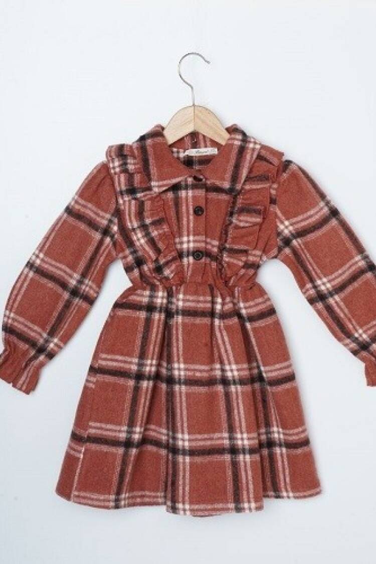 Girl's Dress - Toptan Kız Çocuk Elbise 3-6Y 1016-23240 - Brand: Büşra Bebe - Women & Kids, Baby Clothes Wholesale - Globality Store
