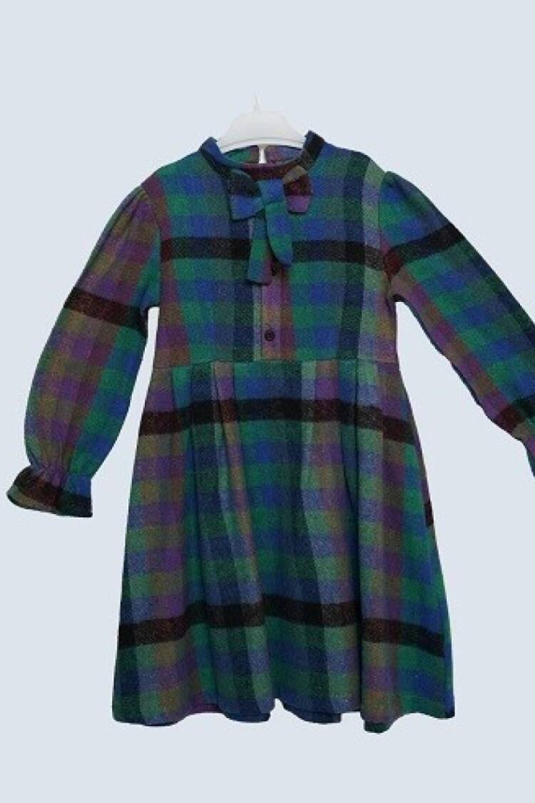 Girl's Dress - Toptan Kız Çocuk Elbise 7-10Y 1016-23245 - Brand: Büşra Bebe - Women & Kids, Baby Clothes Wholesale - Globality Store