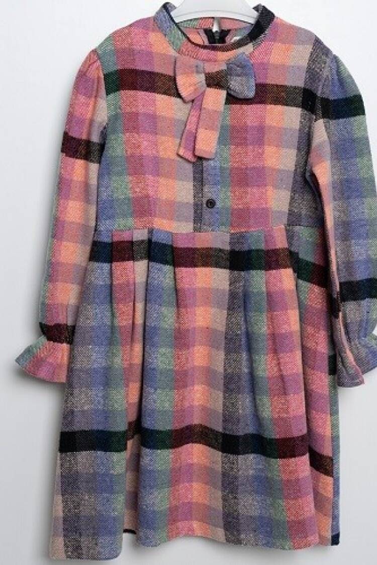 Girl's Dress - Toptan Kız Çocuk Elbise 7-10Y 1016-23245 - Brand: Büşra Bebe - Women & Kids, Baby Clothes Wholesale - Globality Store