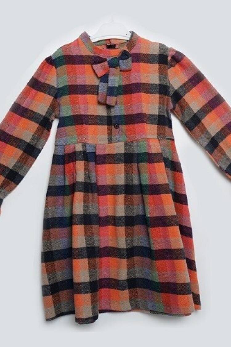 Girl's Dress - Toptan Kız Çocuk Elbise 7-10Y 1016-23245 - Brand: Büşra Bebe - Women & Kids, Baby Clothes Wholesale - Globality Store