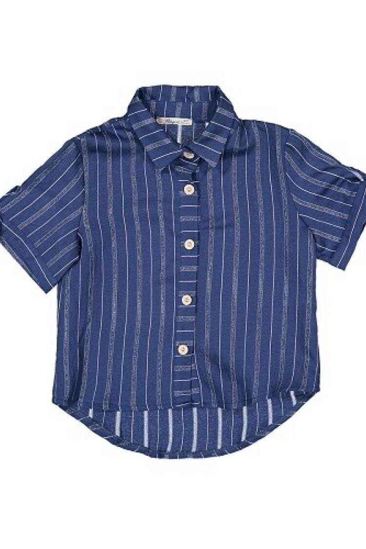 Girl's Shirt - Toptan Kız Çocuk Gömlek 7-10Y 1016-211025 - Brand: Büşra Bebe - Women & Kids, Baby Clothes Wholesale - Globality Store