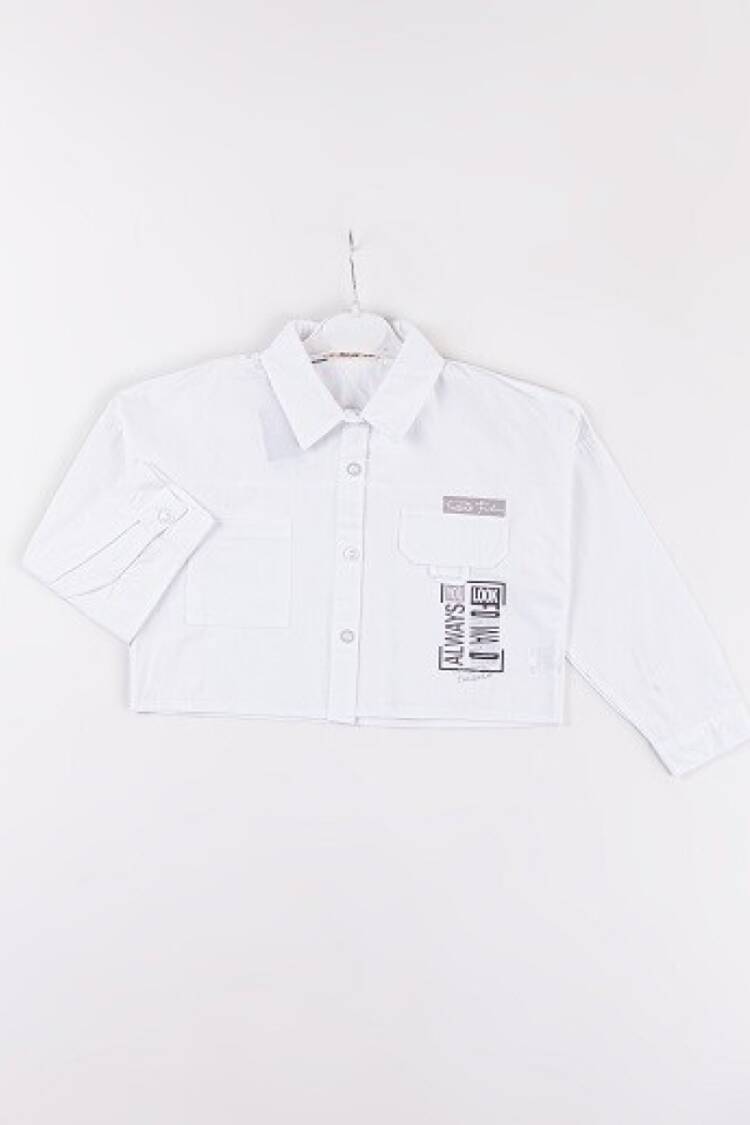 Girl's Shirt - Toptan Kız Çocuk Gömlek 7-10Y 1016-24101 - Brand: Büşra Bebe - Women & Kids, Baby Clothes Wholesale - Globality Store