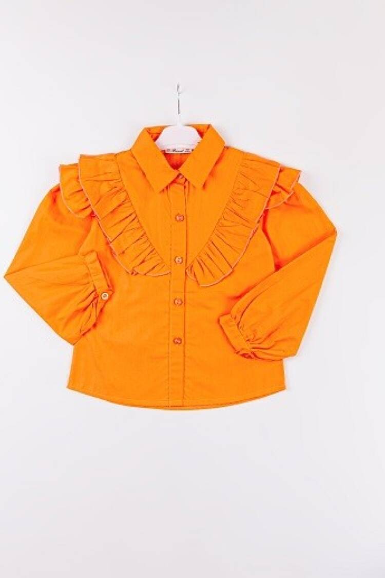 Girl's Shirt - Toptan Kız Çocuk Gömlek 7-10Y 1016-24102 - Brand: Büşra Bebe - Women & Kids, Baby Clothes Wholesale - Globality Store