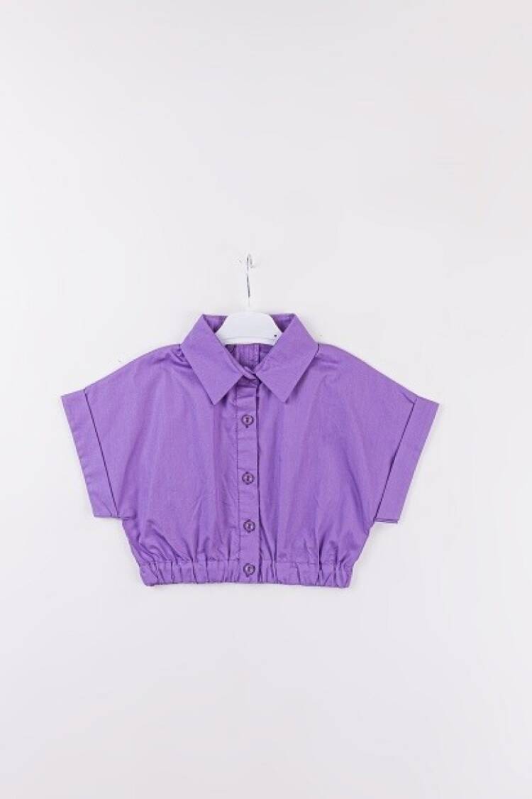 Girl's Shirt - Toptan Kız Çocuk Gömlek 7-10Y 1016-24125 - Brand: Büşra Bebe - Women & Kids, Baby Clothes Wholesale - Globality Store