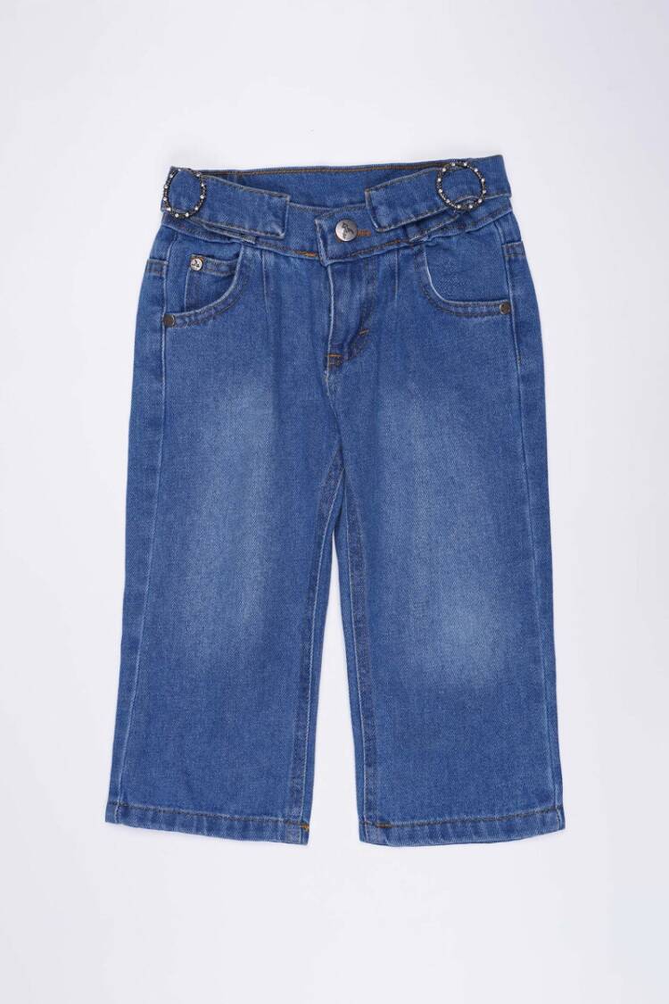 Girls' Trousers - Toptan Kız Çocuk Kot Pantolon 7-11Y 2033 - - Brand: Cemix - Women & Kids, Baby Clothes Wholesale - Globality Store