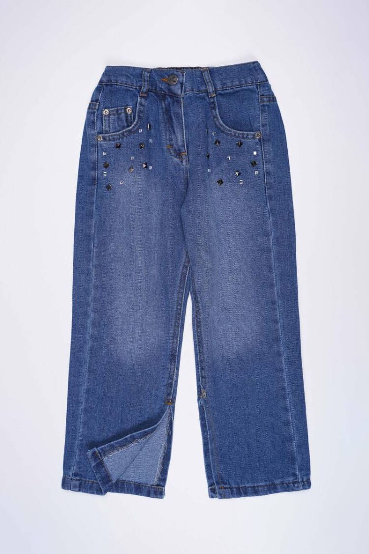 Girls' Trousers - Toptan Kız Çocuk Kot Pantolon 7-11Y 2033 - - Brand: Cemix - Women & Kids, Baby Clothes Wholesale - Globality Store