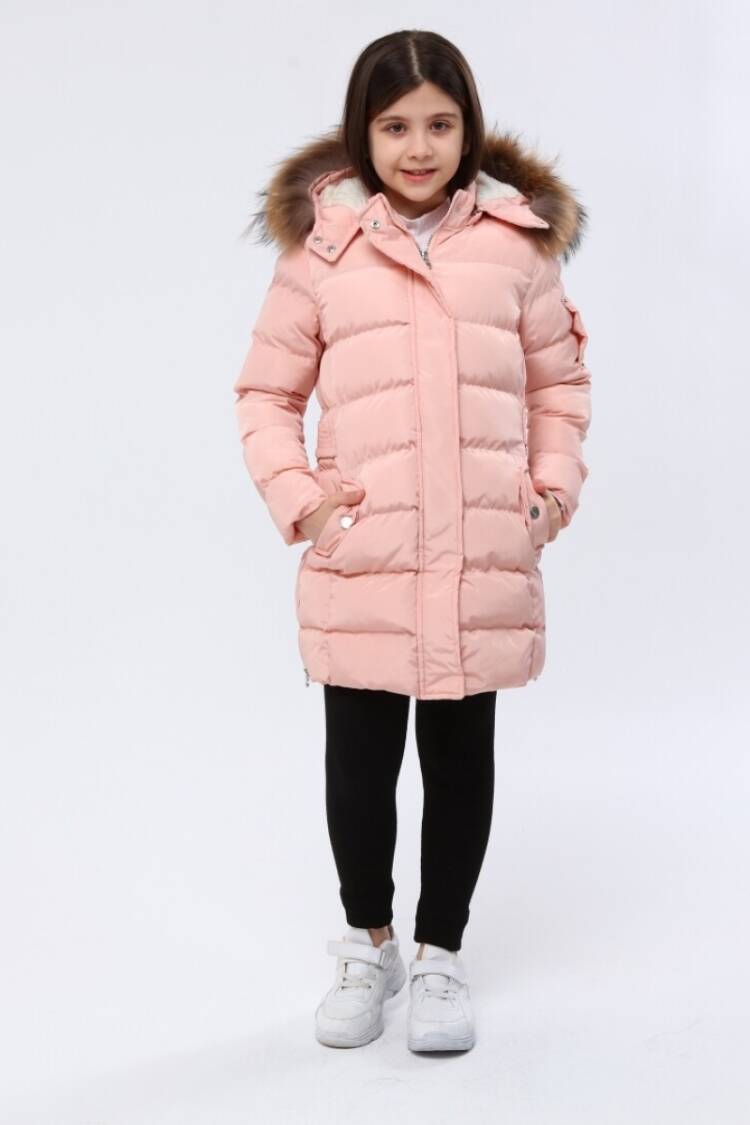 Girls' Outerwear - Toptan Kız Çocuk Mont 6-14Y 2007-51249 - Brand: Benitto Kids - Women & Kids, Baby Clothes Wholesale - Globality Store