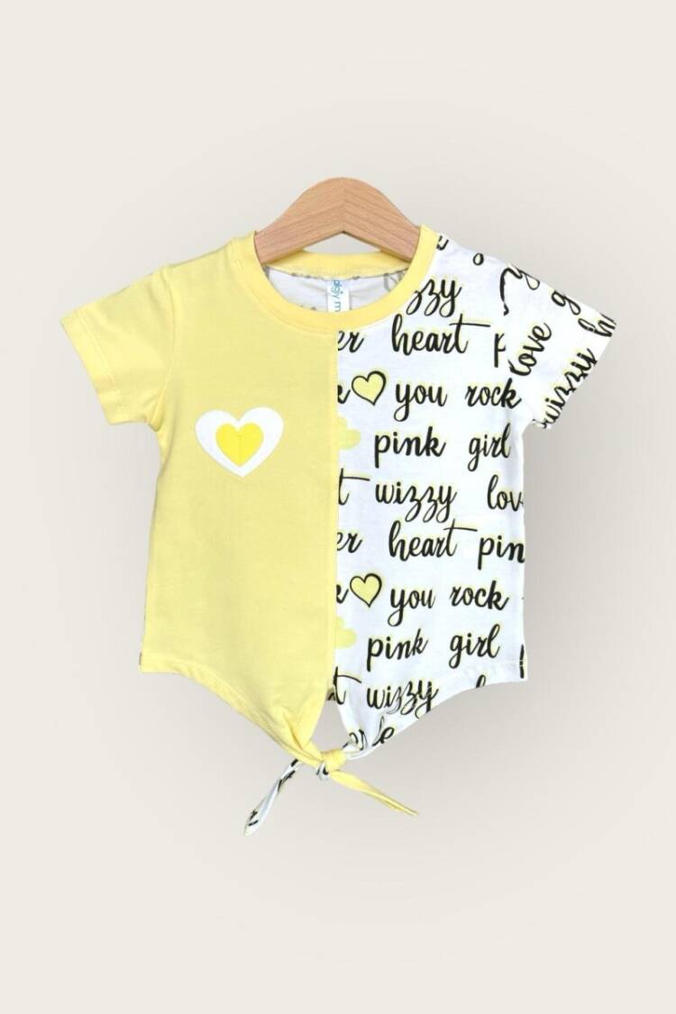 Girls' Tops - Toptan Kız Çocuk Tişört 1-4Y 2047-3111 - Brand: Algiy Mini - Women & Kids, Baby Clothes Wholesale - Globality Store