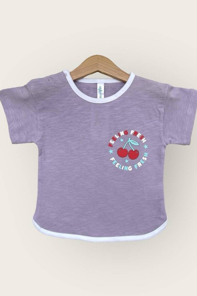 Girls' Tops - Toptan Kız Çocuk Tişört 1-4Y 2047-3511 - Brand: Algiy Mini - Women & Kids, Baby Clothes Wholesale - Globality Store