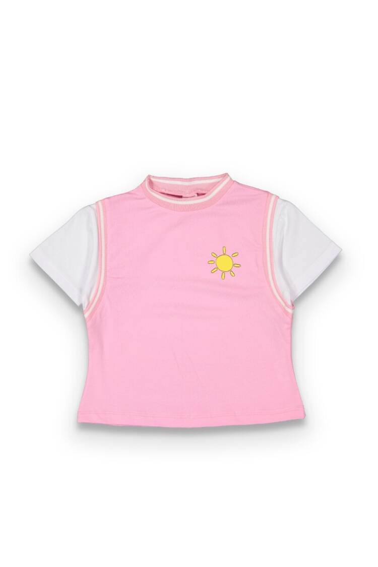 Girls' Tops - Toptan Kız Çocuk Tişört 2-5Y 1099-9069 - Brand: Tuffy - Women & Kids, Baby Clothes Wholesale - Globality Store