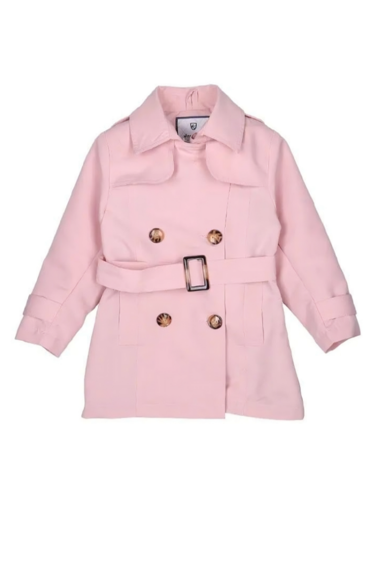 Girls' Outerwear - Toptan Kız Çocuk Trençkot 3-8Y 2031-5195 - Brand: Verscon - Women & Kids, Baby Clothes Wholesale - Globality Store