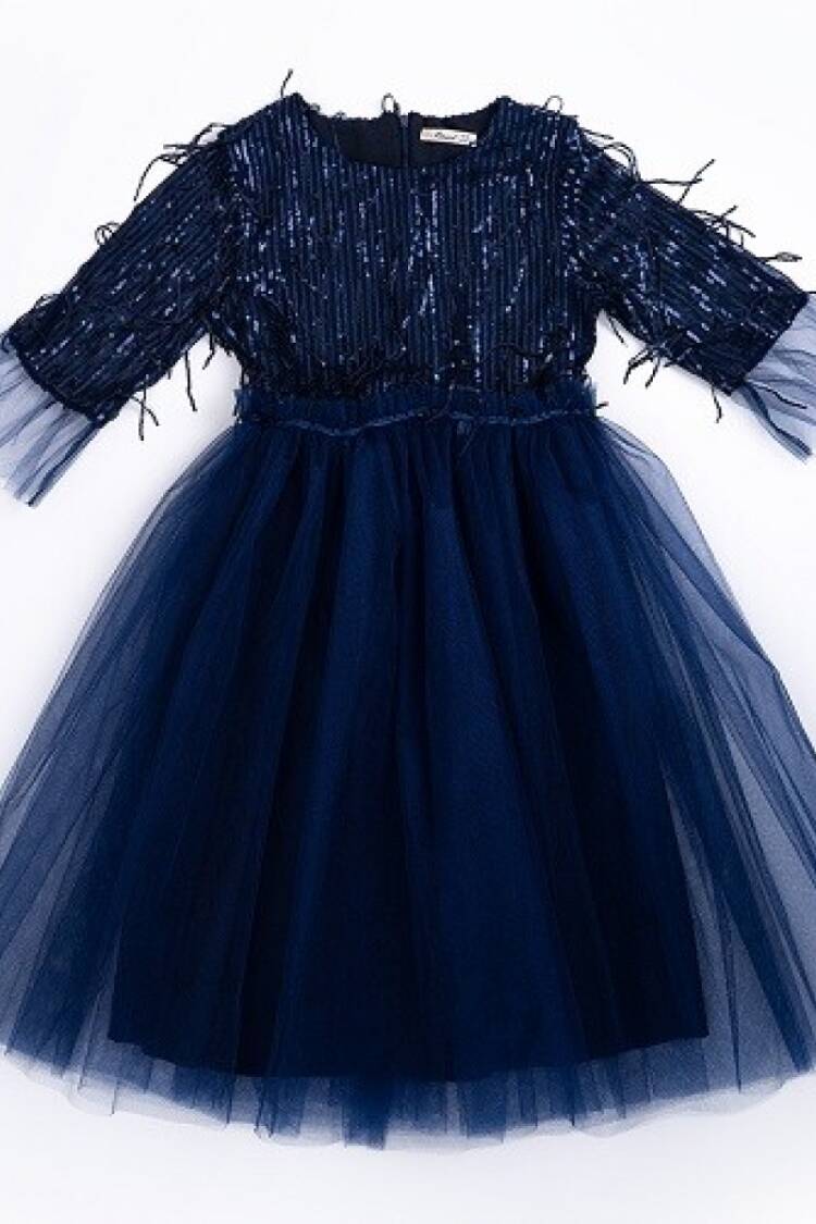 Girl's Dress - Toptan Kız Çocuk Tüllü Elbise 7-10Y 1016-23188 - Brand: Büşra Bebe - Women & Kids, Baby Clothes Wholesale - Globality Store