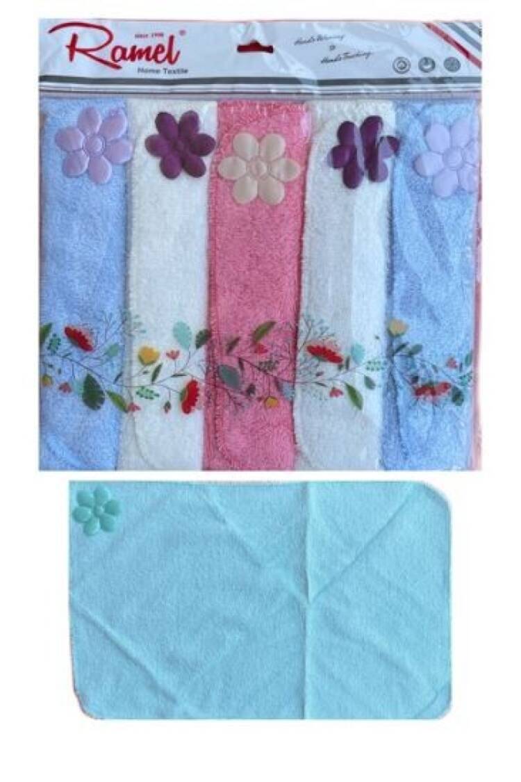 Aprons and Nutrition Products - Toptan Unisex Bebek Havlu Ağız Mendili 25x40cm 1072-424 - Brand: Ramel Kids - Women & Kids, Baby Clothes Wholesale - Globality Store