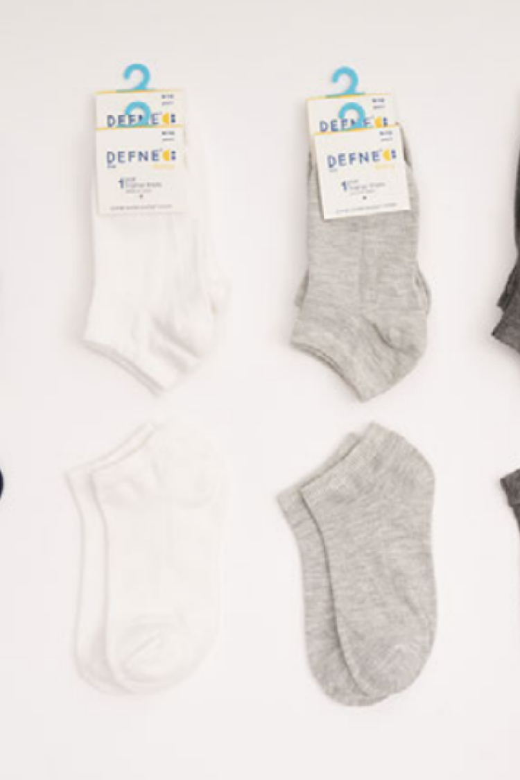 Boys' Underwear & Socks - Toptan Unisex Çocuk 12 Çift Patik Çorap 1064-DFNÇ-1PE002-23(7-8) - Brand: Defne - Women & Kids, Baby Clothes Wholesale - Globality Store