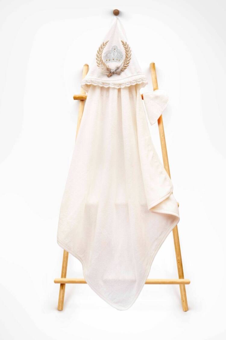 Towel and Bathrobe - Toptan Unisex Çocuk 2'li Havlu ve Banyo Kesesi Takım 85X80 2015-9-550 - Brand: Babyline - Women & Kids, Baby Clothes Wholesale - Globality Store
