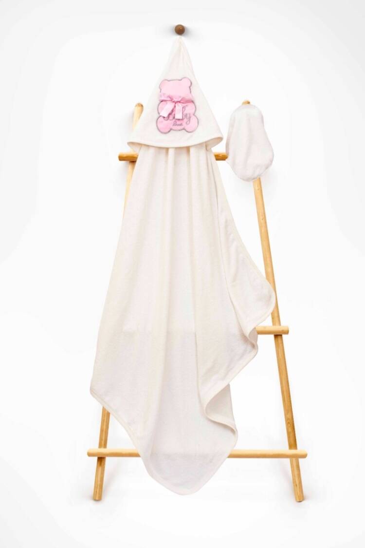 Bathroom Products - Toptan Unisex Çocuk 2'li Havlu ve Banyo Kesesi Takım 85X80 2015-9-566 - Brand: Babyline - Women & Kids, Baby Clothes Wholesale - Globality Store