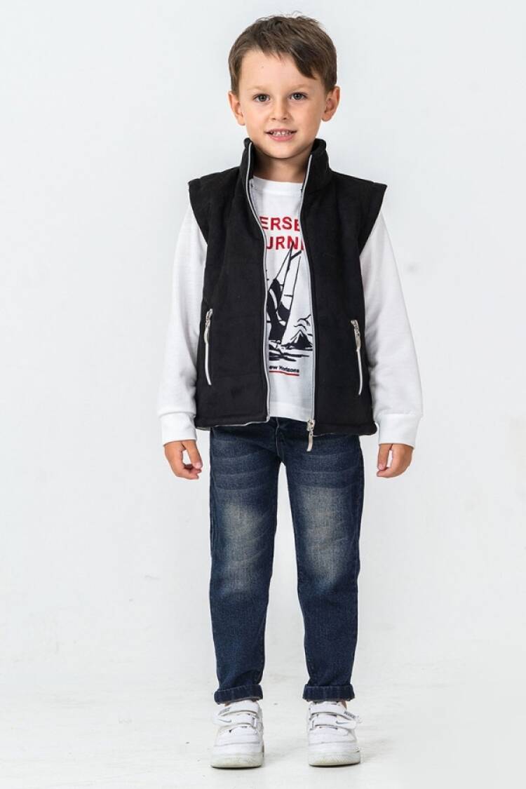 Boys' Sets - B1 - Üçlü Yelekli Erkek Takım - Brand: BARKOD - Women & Kids, Baby Clothes Wholesale - Globality Store