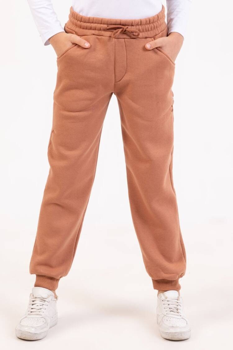 Eşofman Tek Alt - B1 - X Nakışlı Kız Tek Alt 3ip Şardonlu - Brand: Nickel - Women & Kids, Baby Clothes Wholesale - Globality Store