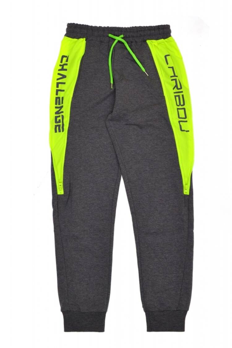 Eşofman Tek Alt - B1 - YANLARI FERMUARLI ERKEK TEK ALT - Brand: CARİBOU - Women & Kids, Baby Clothes Wholesale - Globality Store