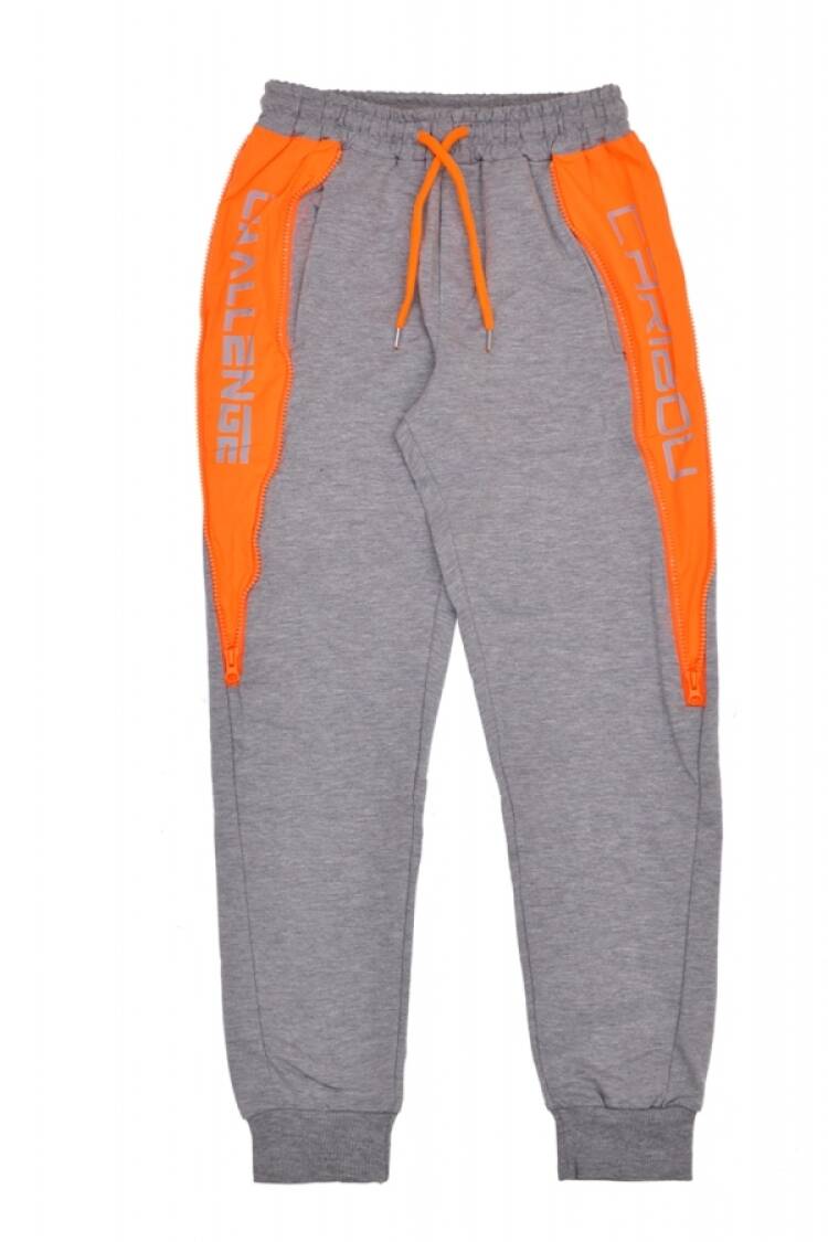 Eşofman Tek Alt - B1 - YANLARI FERMUARLI ERKEK TEK ALT - Brand: CARİBOU - Women & Kids, Baby Clothes Wholesale - Globality Store