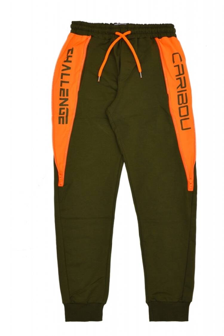 Eşofman Tek Alt - B1 - YANLARI FERMUARLI ERKEK TEK ALT - Brand: CARİBOU - Women & Kids, Baby Clothes Wholesale - Globality Store