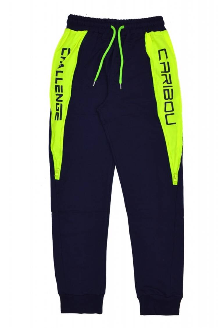 Eşofman Tek Alt - B1 - YANLARI FERMUARLI ERKEK TEK ALT - Brand: CARİBOU - Women & Kids, Baby Clothes Wholesale - Globality Store