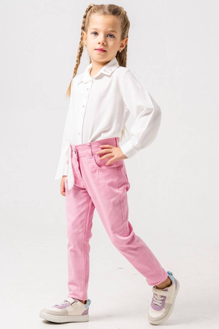 Girls' Suits - B1 - Yakası Çiçek Nakışlı Dubai Kumaş Kız Takım - Brand: PAMPAL KİDS - Women & Kids, Baby Clothes Wholesale - Globality Store