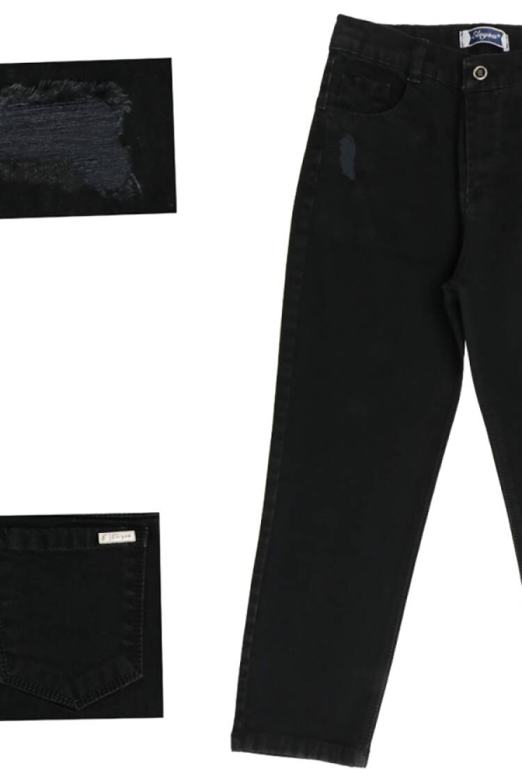 Girls' Bottom Wear - B1 - Yüksek Bel Kız Kot Pantolon - Brand: SÜZGÜN - Women & Kids, Baby Clothes Wholesale - Globality Store