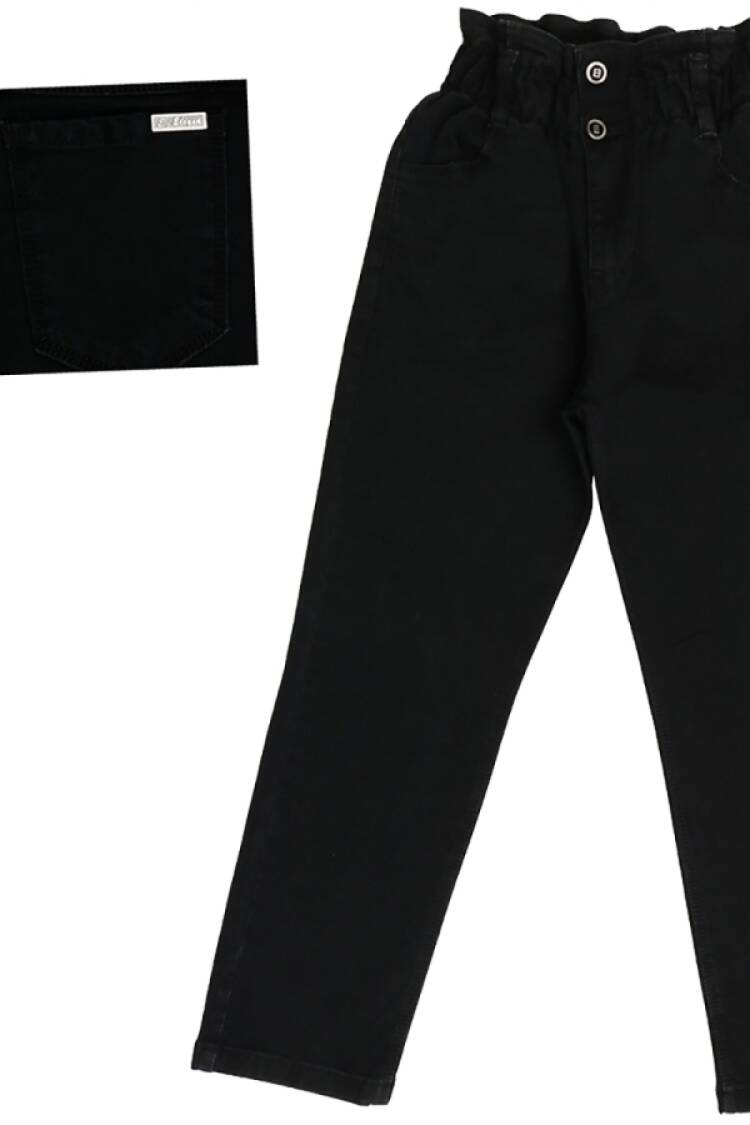 Girls' Bottom Wear - B1 - Yüksek Bel Kız Kot Pantolon - Brand: SÜZGÜN - Women & Kids, Baby Clothes Wholesale - Globality Store