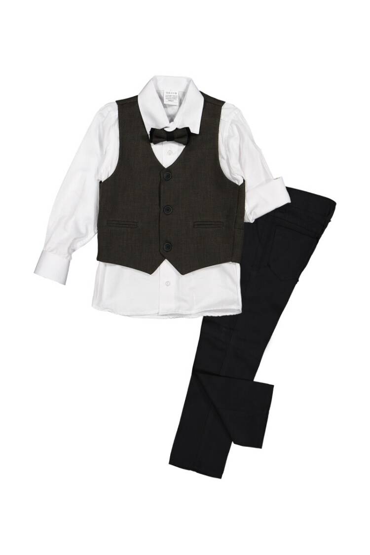 Boys' Sets - Zargos Yelekli 3 Düğme Spor Takım c - Brand: Terry - Women & Kids, Baby Clothes Wholesale - Globality Store